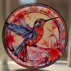 Beautiful Hummingbird Suncatcher
